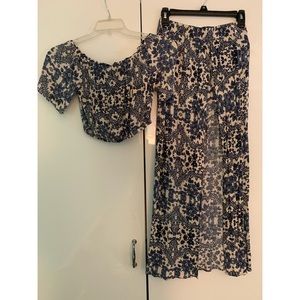 Floral two piece set